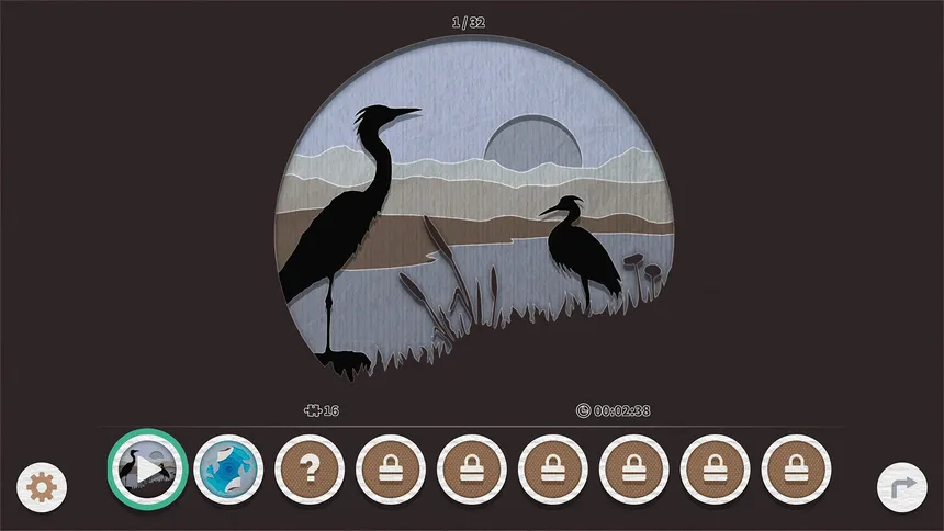 Скриншот 2 к игре Papercut Art Gallery-Nature II