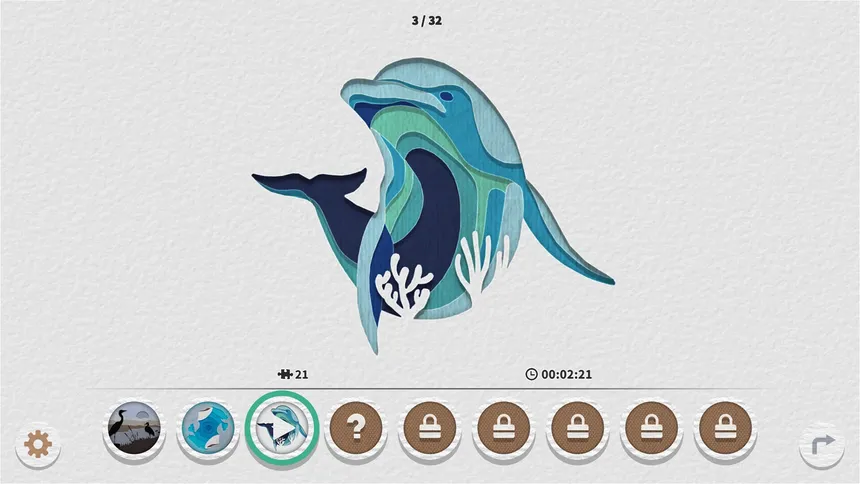 Скриншот 4 к игре Papercut Art Gallery-Nature II