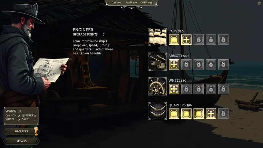 Скриншот 4 к игре Pirate Sagas:  The Golden Age