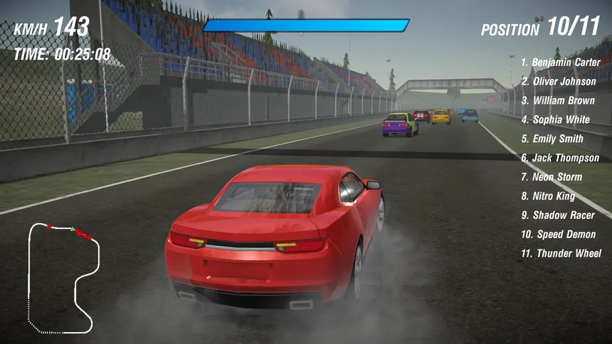 Скриншот 2 к игре NHR нитро гипер гонки