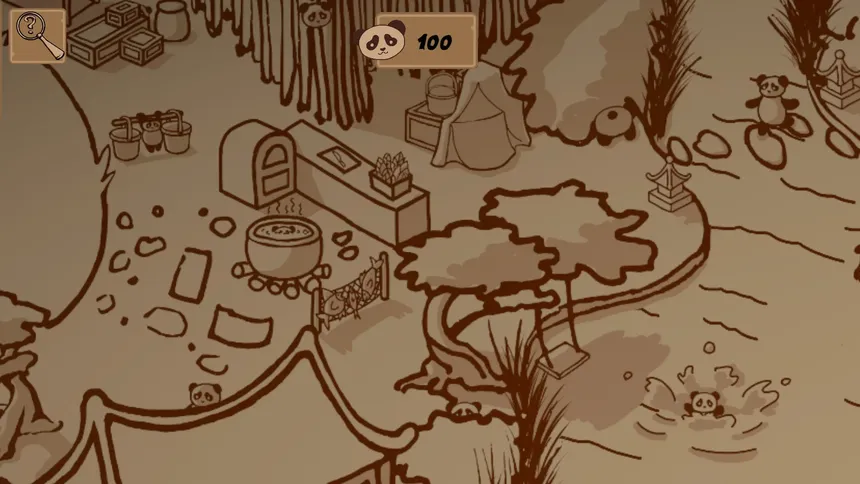 Скриншот 3 к игре 100 Hidden Pandas: Village