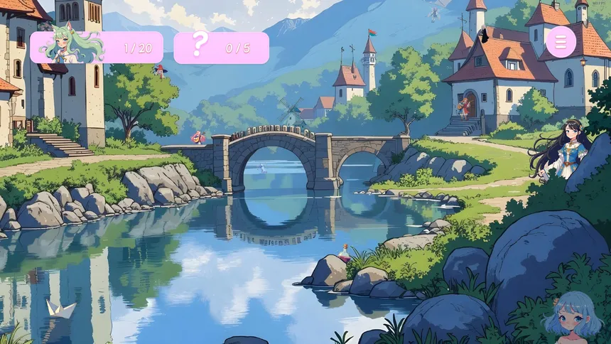 Скриншот 2 к игре Hidden Anime Girls