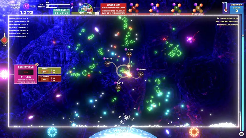 Скриншот 1 к игре EvoCell BioClicker
