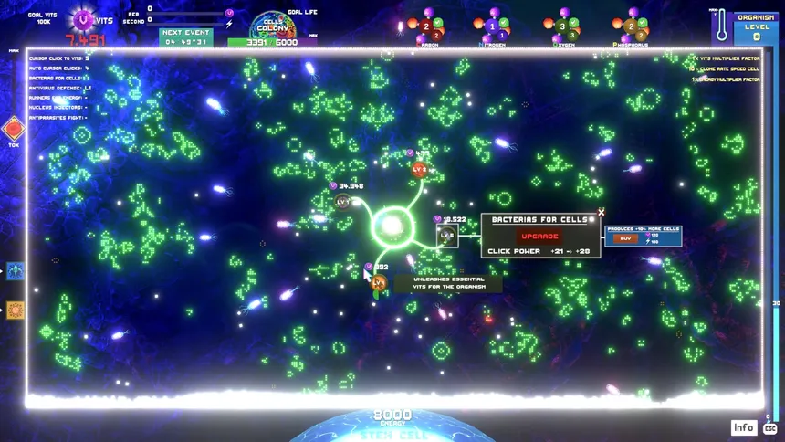 Скриншот 5 к игре EvoCell BioClicker