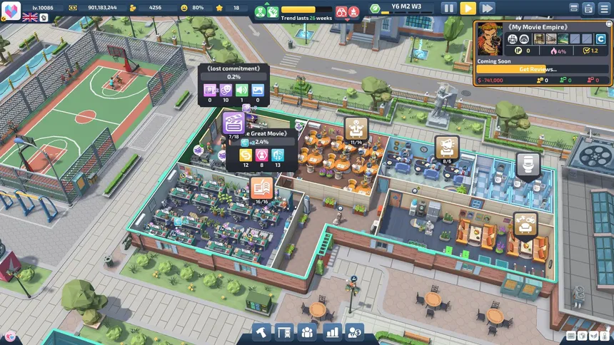 Скриншот 1 к игре Super Movie Tycoon