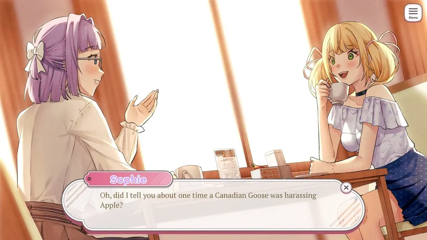 Скриншот 1 к игре Double Date - Yuri Visual Novel