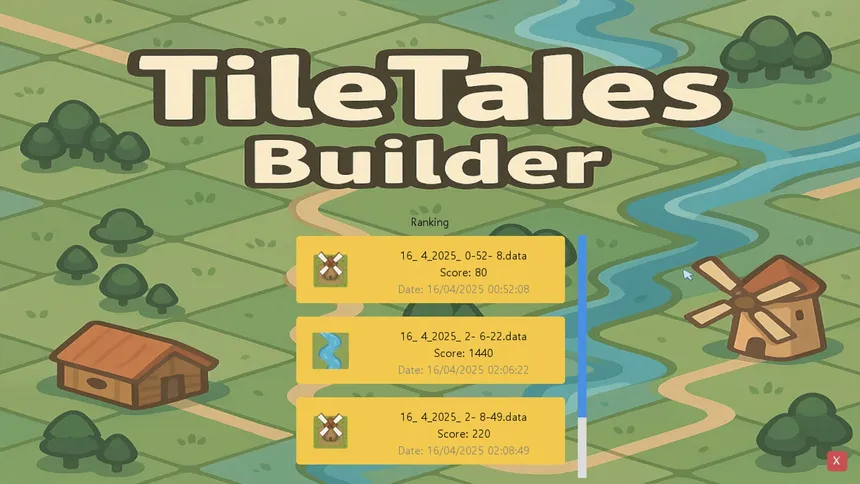 Скриншот 1 к игре Tile Tales Builder