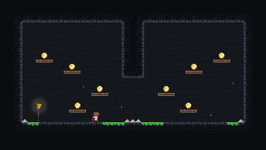 Скриншот 3 к игре Pixel Cavern Quest