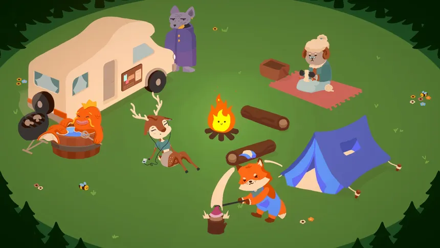 Скриншот 1 к игре Fire at Campsite