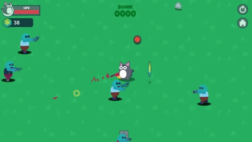 Скриншот 2 к игре Pet Hero vs Zombie