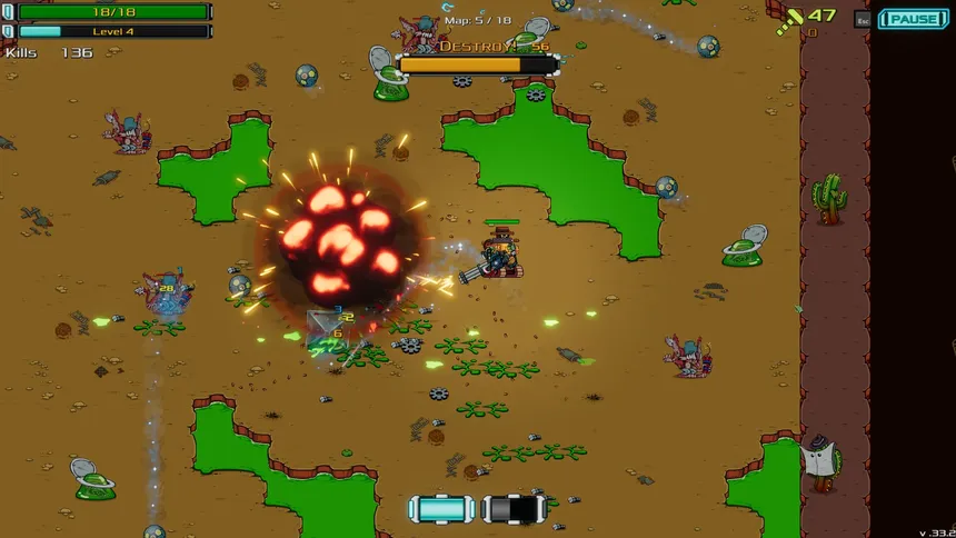 Скриншот 1 к игре Gunbot Diplomacy: Blast Off