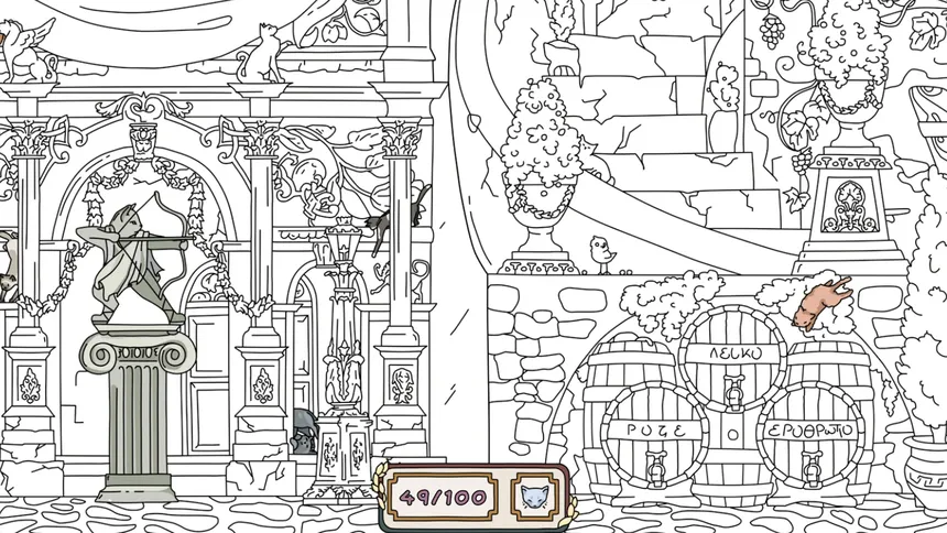 Скриншот 2 к игре Hidden Cats: Rome