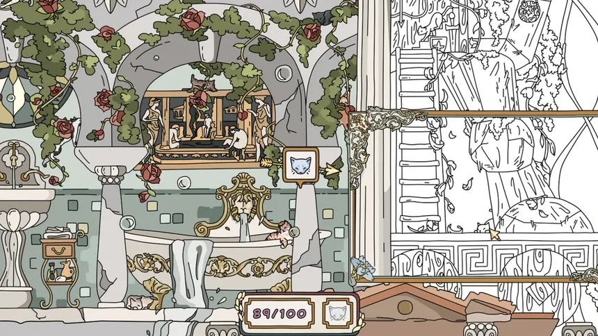 Скриншот 4 к игре Hidden Cats: Rome