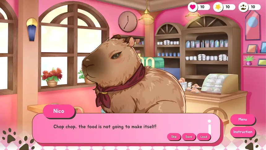 Скриншот 4 к игре Capybara Cafe  Chronicles