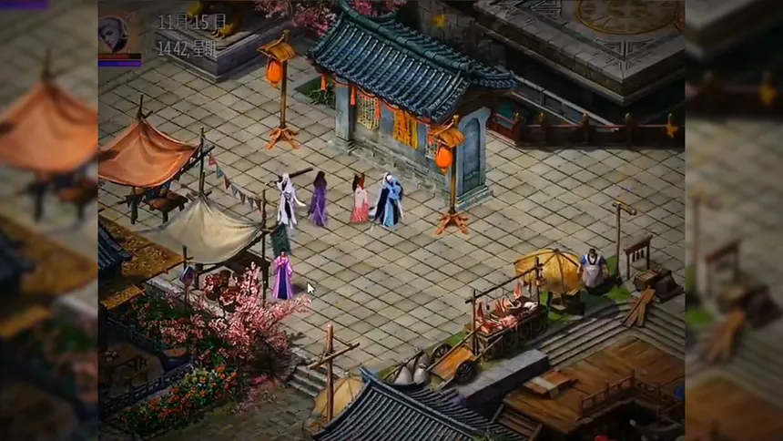 Скриншот 1 к игре 龍躍九天 - 情繫江湖
