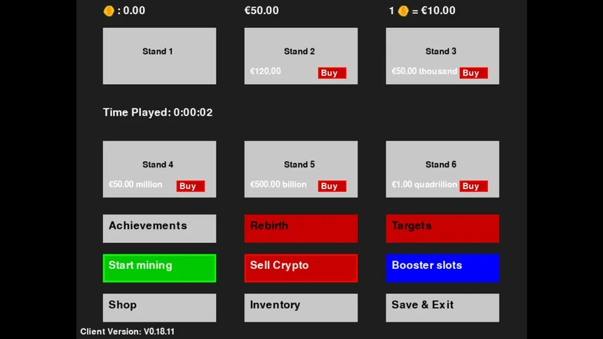 Скриншот 1 к игре Idle Crypto Mining