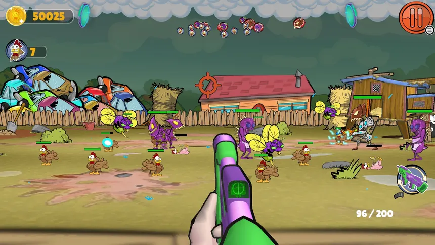 Скриншот 2 к игре Chicken Coop Invaders