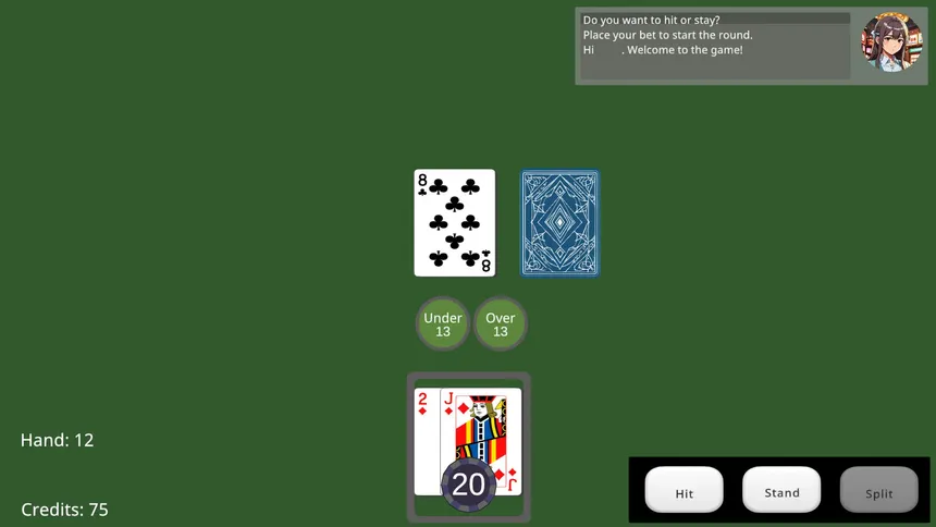 Скриншот 1 к игре Hit and Stand Blackjack