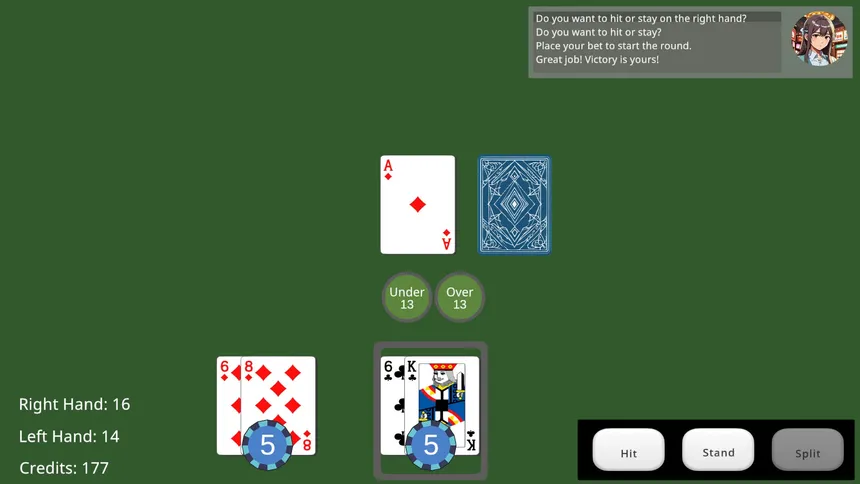 Скриншот 4 к игре Hit and Stand Blackjack