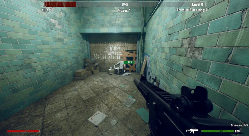 Скриншот 1 к игре Zombie Demolition: Infinite Zombie Shooter