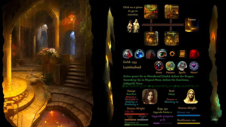 Скриншот 7 к игре Caverns And Dryads