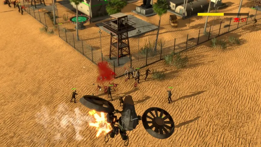 Скриншот 4 к игре Drone Simulator: SMASH ZOMBIES
