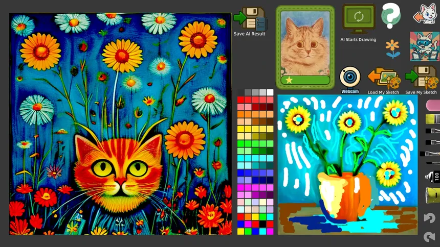 Скриншот 1 к игре AI PAINTER: Painting Simulator