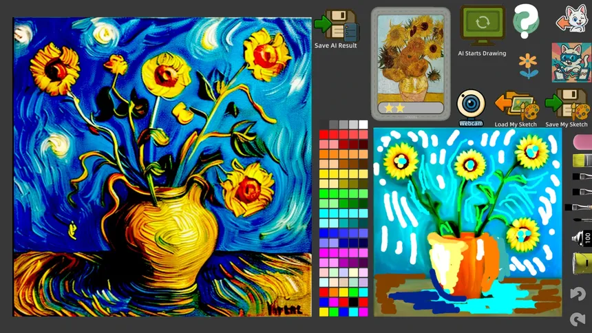 Скриншот 2 к игре AI PAINTER: Painting Simulator