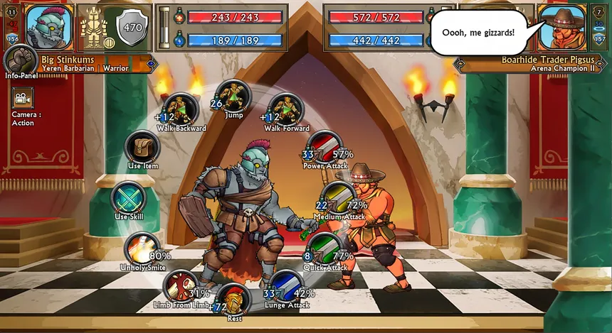 Скриншот 7 к игре Swords and Sandals 3 Redux