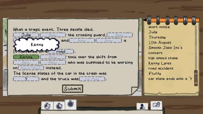 Скриншот 1 к игре Detective Hindsight