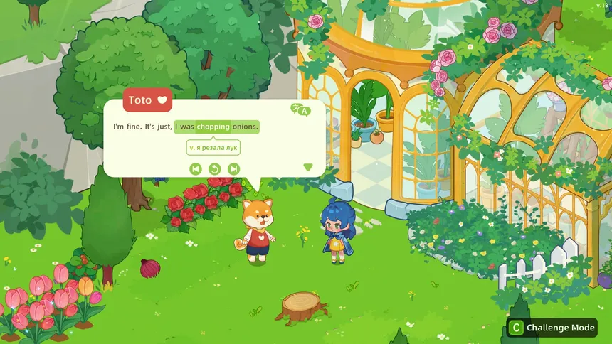 Скриншот 3 к игре Цветущая Роща: Игра для изучения английского