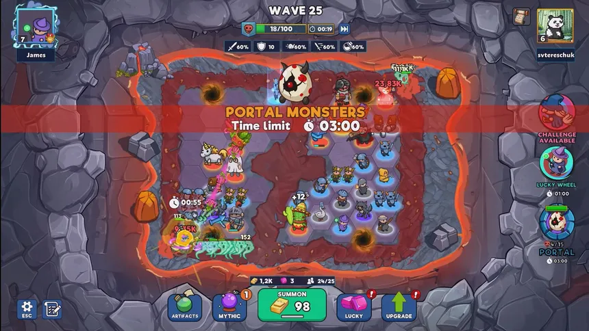 Скриншот 3 к игре ChanceLot TD: Merge Wars
