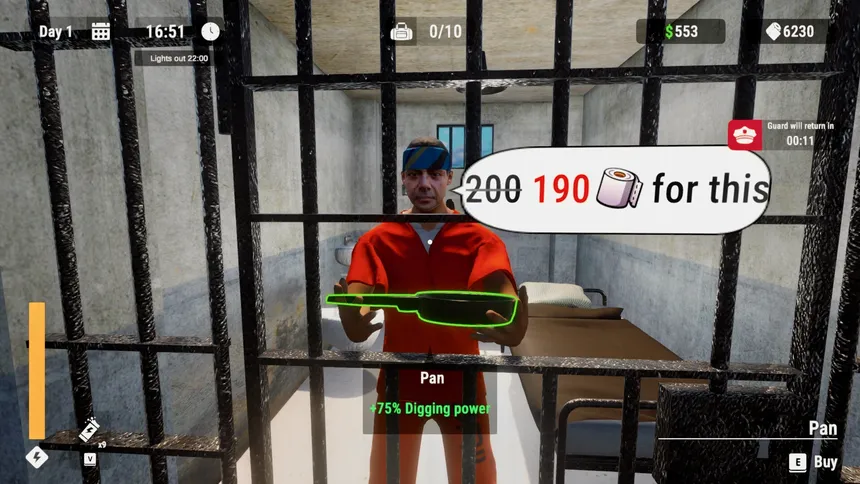 Скриншот 4 к игре Prison Escape Simulator: Dig Out