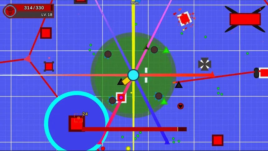 Скриншот 1 к игре Polygon Survivors