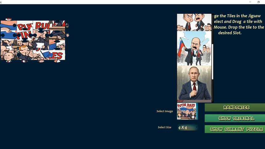Скриншот 3 к игре Putin Jigsaw