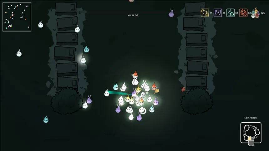 Скриншот 1 к игре Grim-chan's Soul Fight