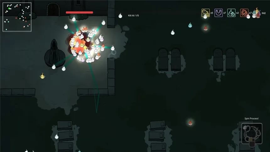 Скриншот 2 к игре Grim-chan's Soul Fight
