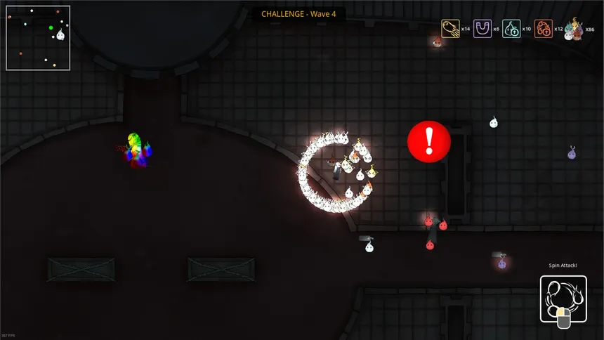 Скриншот 4 к игре Grim-chan's Soul Fight