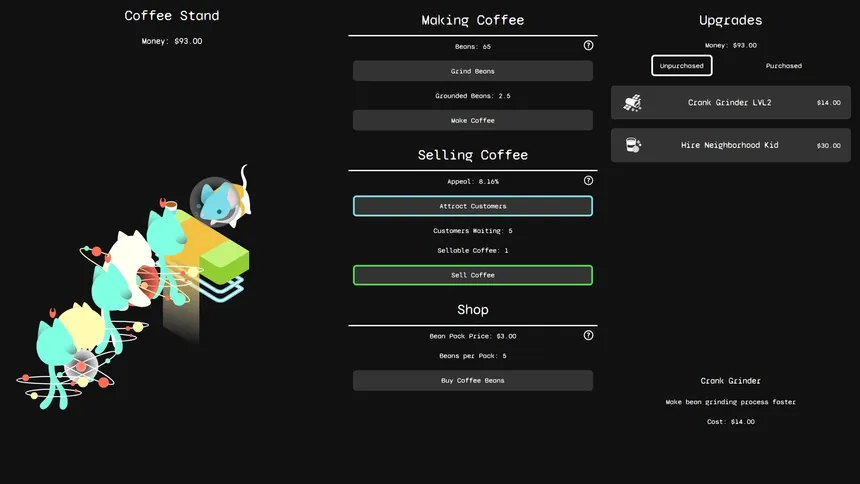 Скриншот 2 к игре Galactic Coffee Shop
