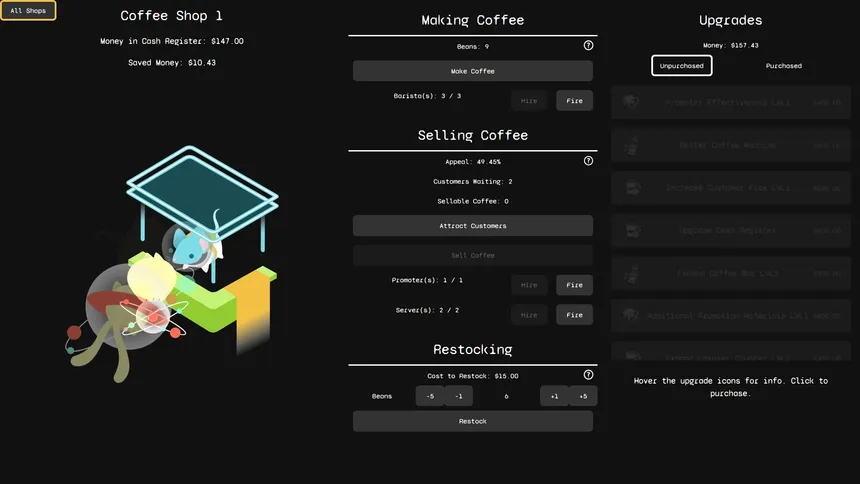 Скриншот 4 к игре Galactic Coffee Shop