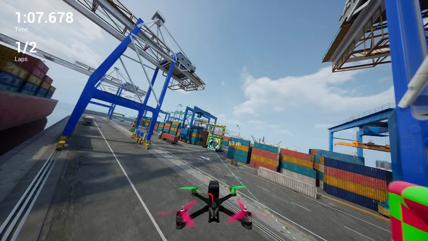 Скриншот 1 к игре ACRODRIFT: FPV Drone Simulator