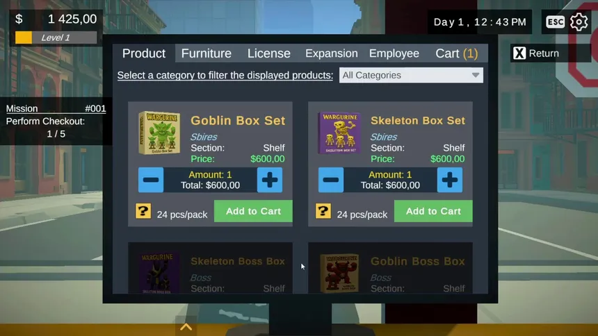 Скриншот 3 к игре Figurine Shop Simulator