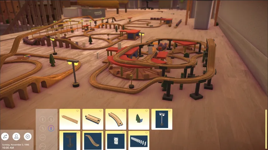 Скриншот 1 к игре Attic Transit Authority: Wooden Train Simulator