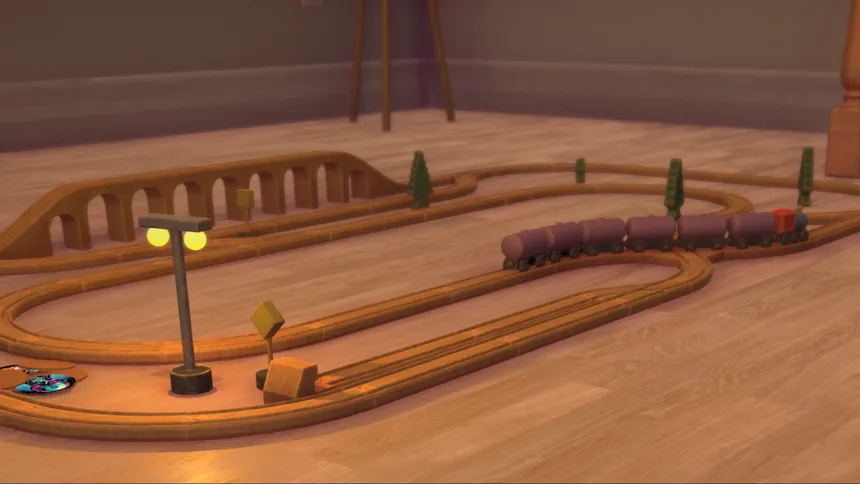 Скриншот 2 к игре Attic Transit Authority: Wooden Train Simulator
