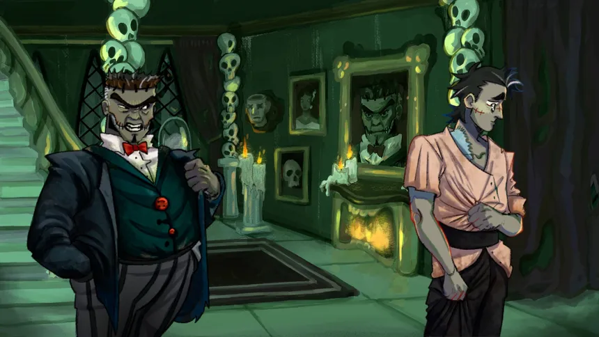 Скриншот 2 к игре Zombeo y Vampireta