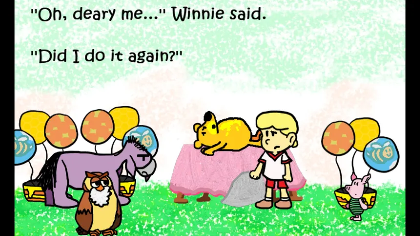 Скриншот 1 к игре Winnie-the-Pooh Hops for Honey