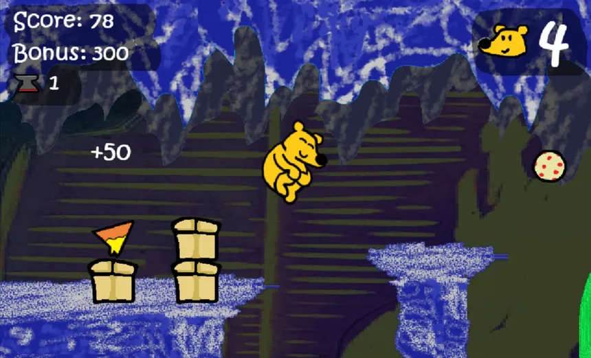 Скриншот 3 к игре Winnie-the-Pooh Hops for Honey