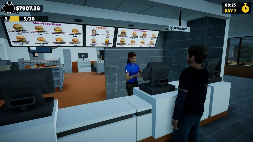 Скриншот 3 к игре Burger Rush Simulator