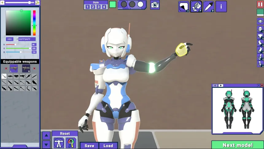 Скриншот 1 к игре Mech Builder 3D
