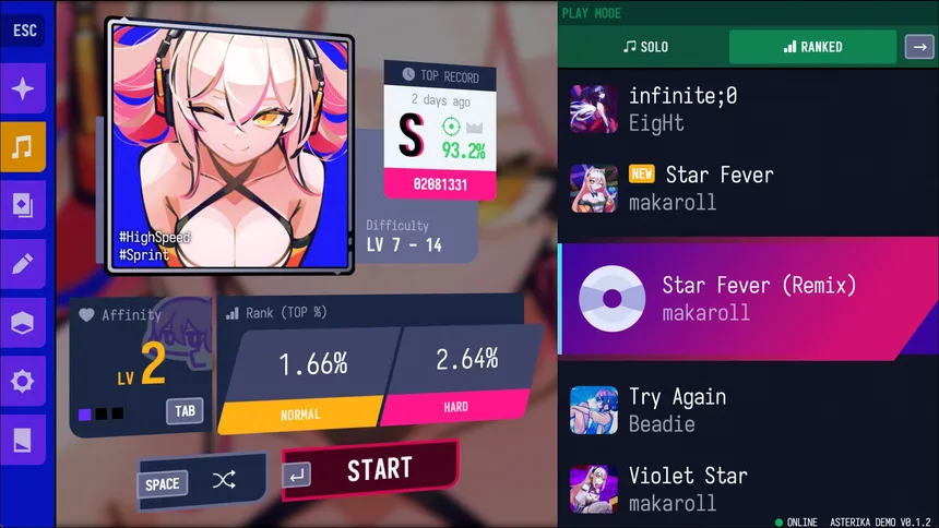 Скриншот 2 к игре Asterika: Phantom Rose Refrain